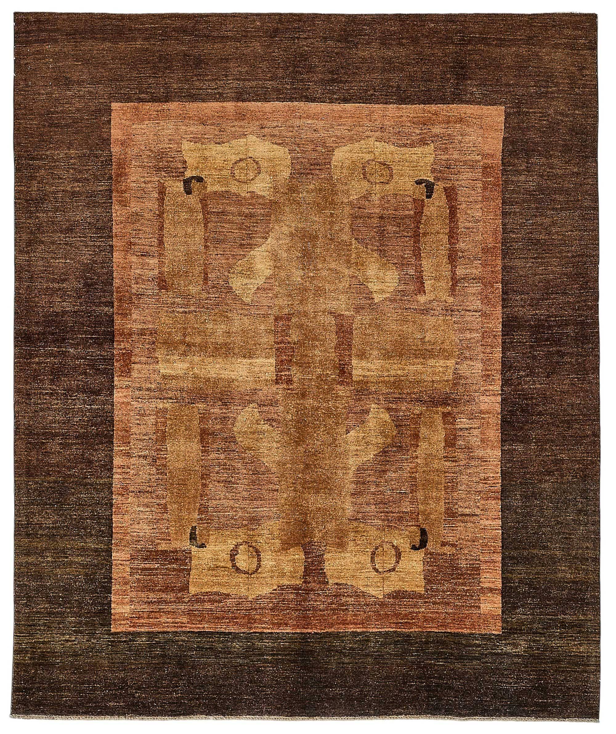 Turkish Handknotted Wool Oushak Rug 201 cm x 241 cm