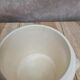 Small covered pot Sarreguemines with an old floral design – vintage charm