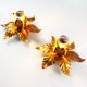 Pair of 1970's Italian gilt Florentine Wall Lights