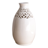 White ceramic vase