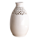 White ceramic vase