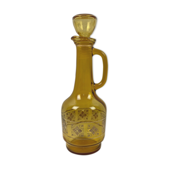Vintage smoked glass carafe