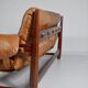 Mole sofa in leather by Sergio Rodrigues. 1960s Made in Brazil