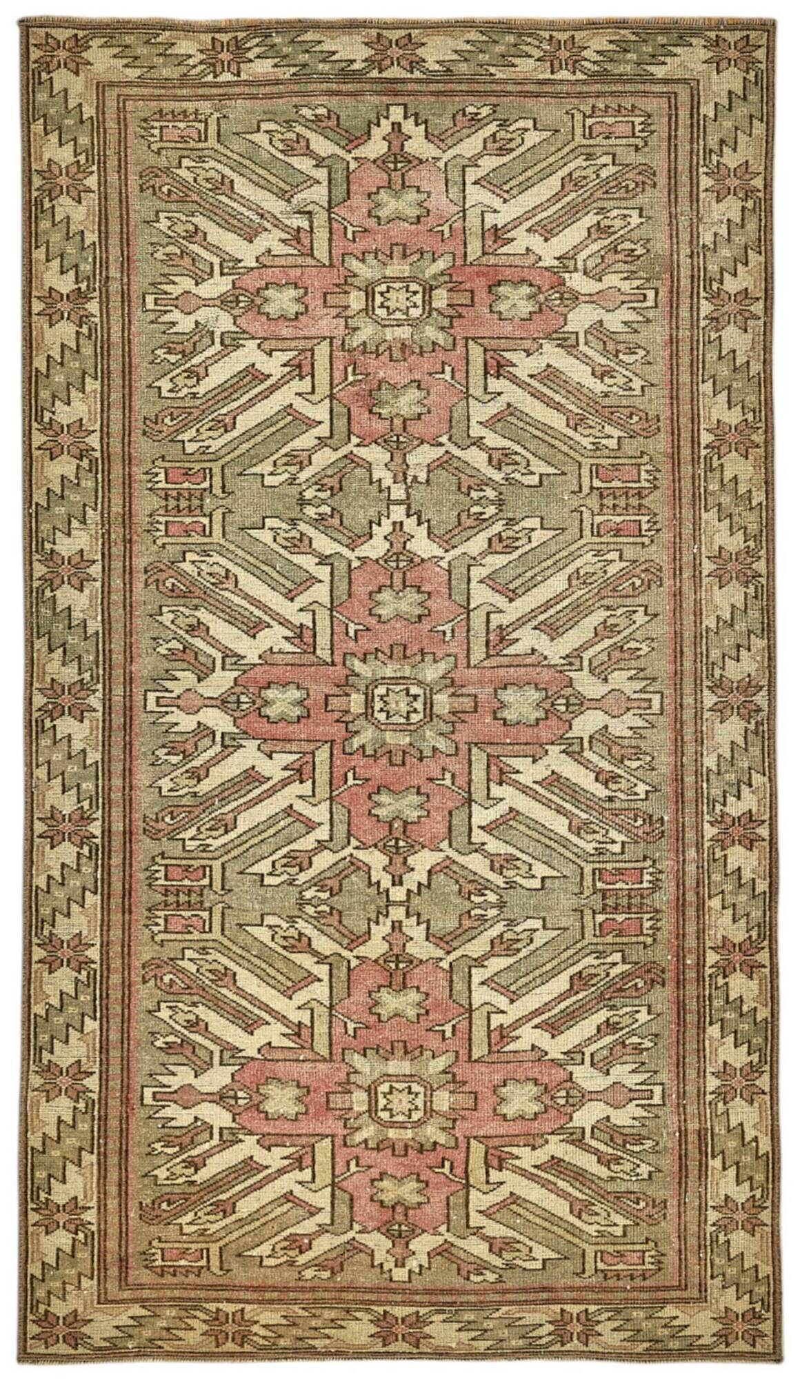 Turkish Vintage Anatolian Rug 100 cm x 178 cm