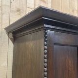 English oak wardrobe from the beginning of the 20th century - Dismantable into 3 parts