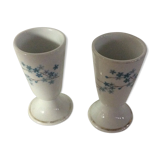 Two porcelain mazagrans