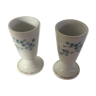 Two porcelain mazagrans