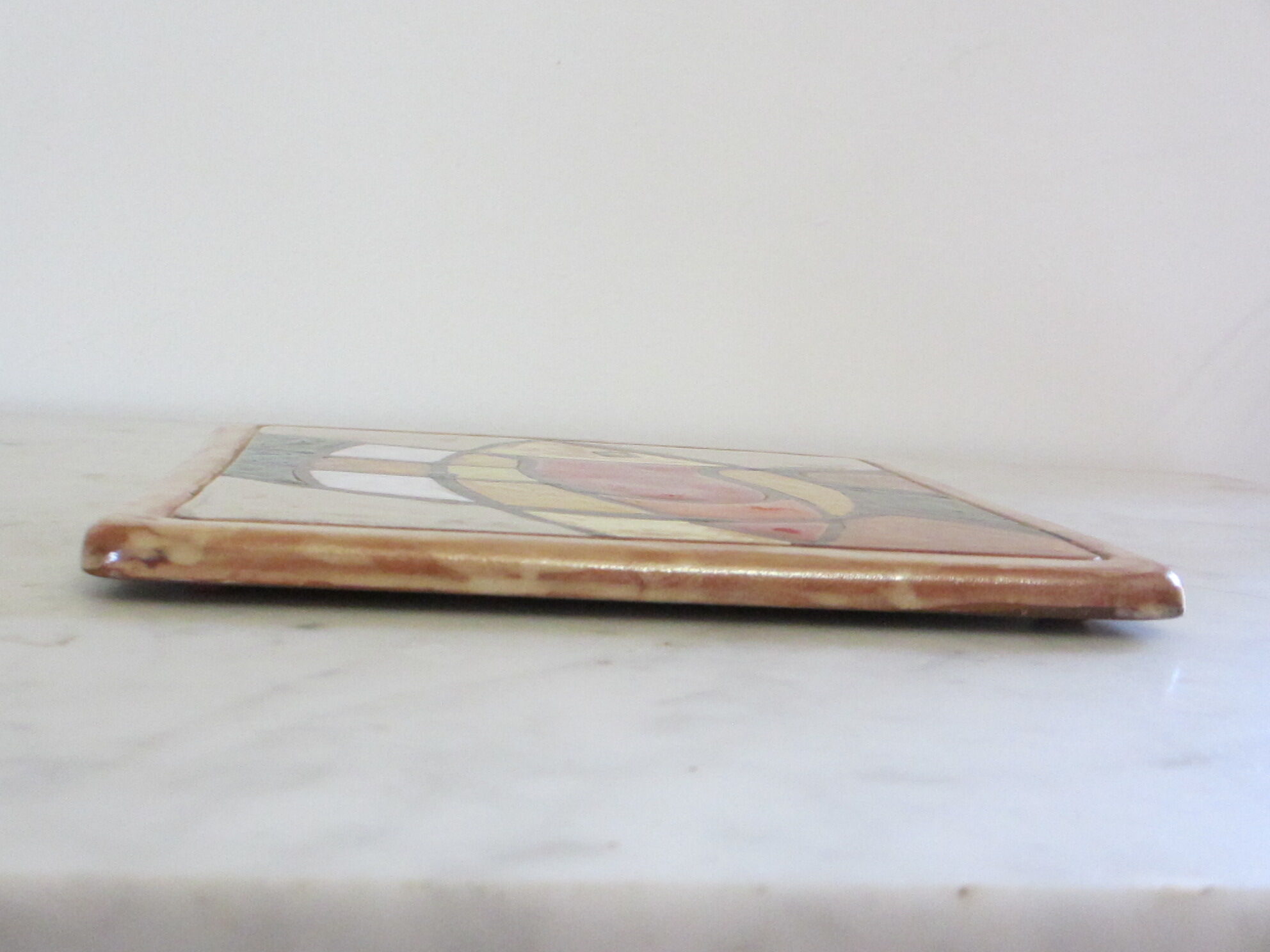 Ceramic table mat by Martine Azema