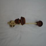 Old wood and iron hook