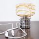 Caramel Murano glass table lamp, Mazzega, 1970s