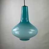 Light blue glass suspension by Massimo Vignelli for Venini, 1950