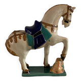 Glazed ceramic horse
