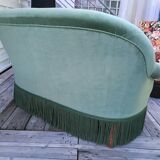Vintage velvet sofa 50