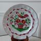 Decorative hand-painted ceramic plate 50s-60s