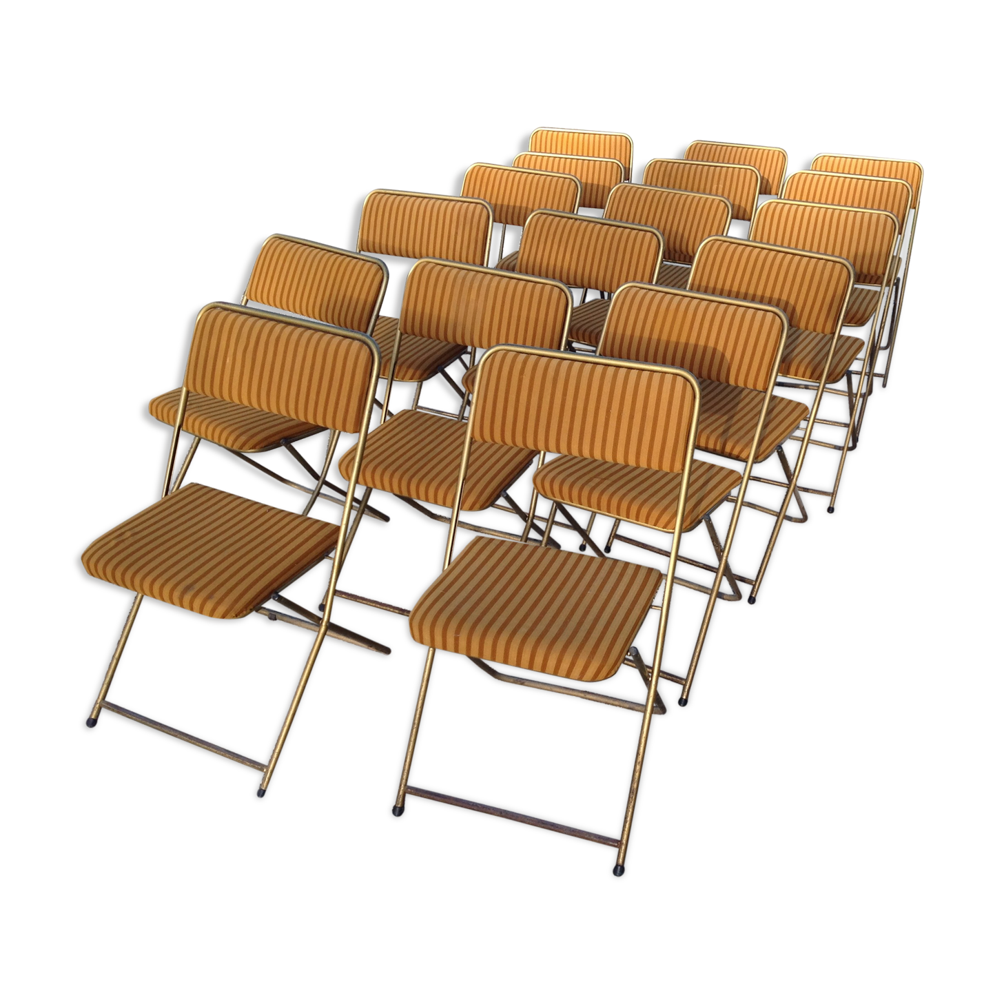 Lot of 17 lafuma chairs