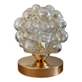 Bedside lamp bubble amber