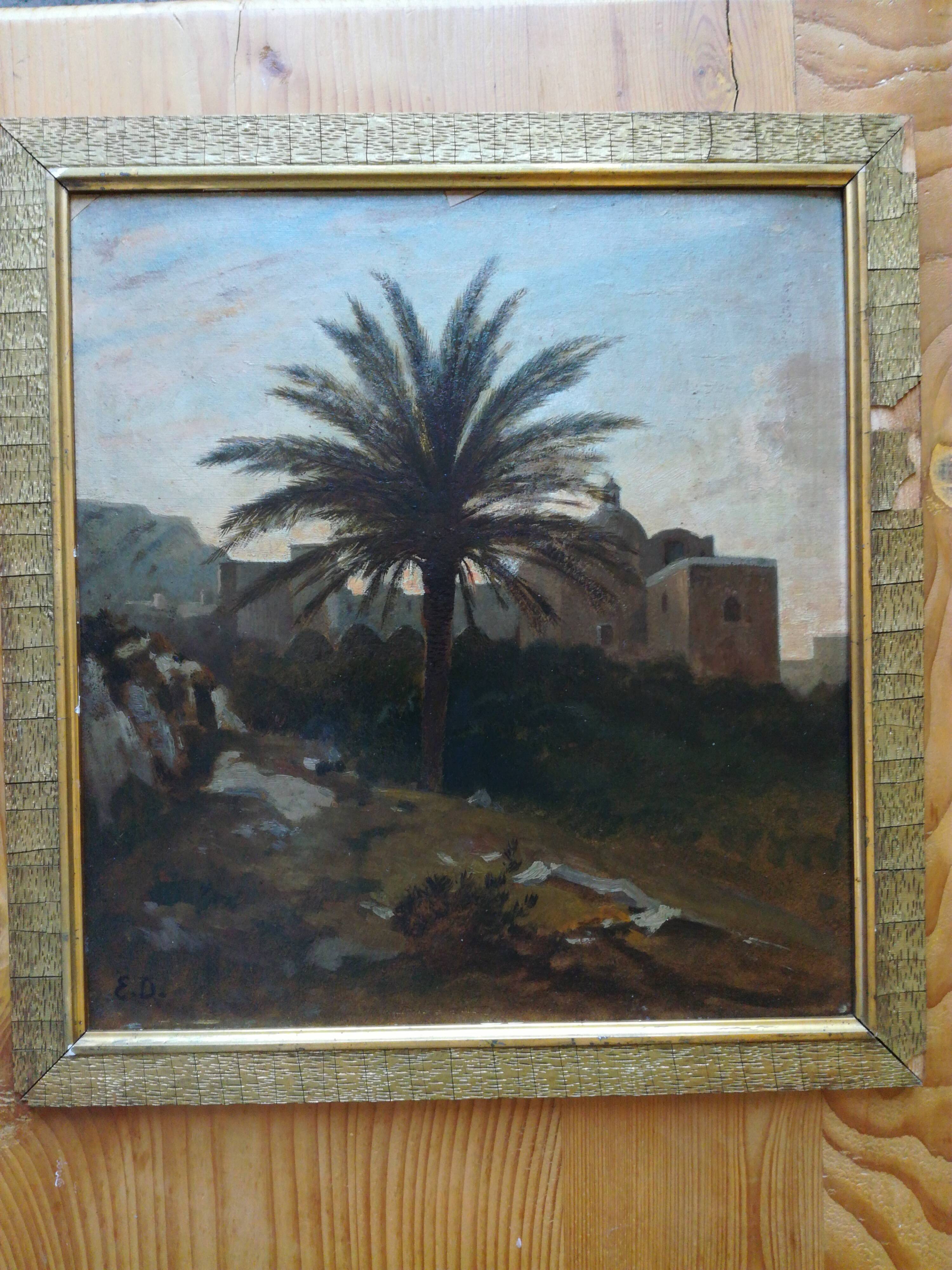 Peinture orientaliste d'Étienne Duval