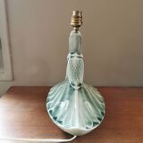 Vintage ceramic bird lamp base from Charolles