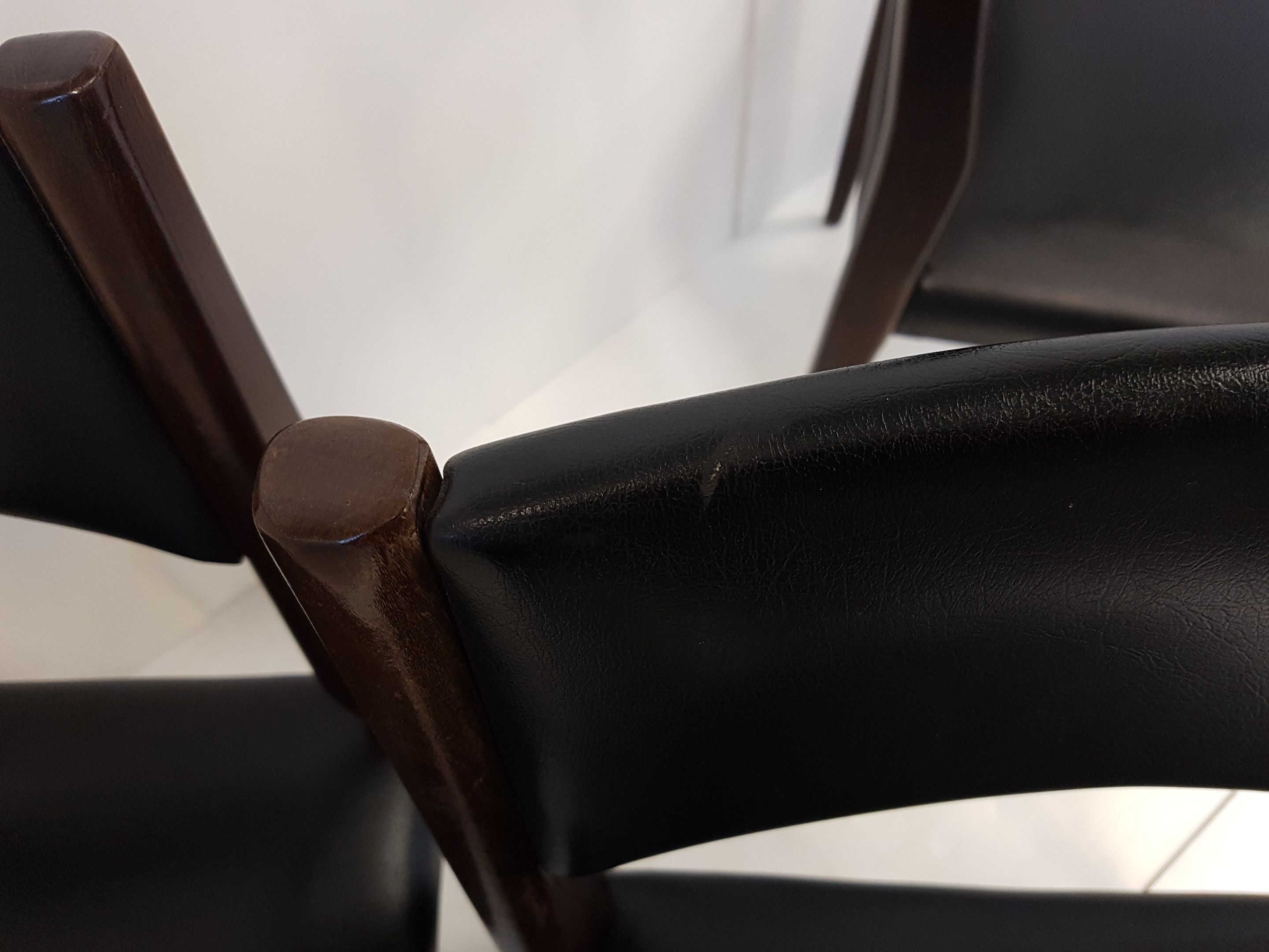 Suite of 6 Scandinavian chairs 1960