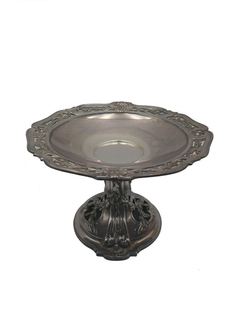 Cake pedestal, Louis XV style, metal
