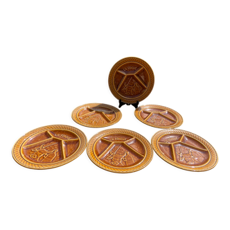 Argoat Brittany Plates