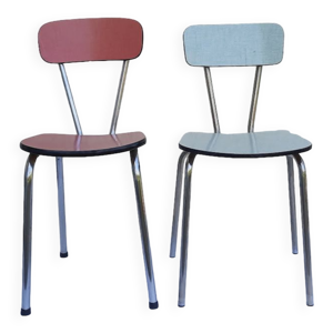 Lot de 2 chaises formica