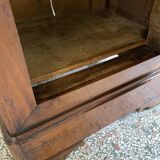 Bedside table / nightstand / column / Somno / Vintage mahogany stand