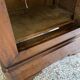 Bedside table / nightstand / column / Somno / Vintage mahogany stand