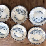 6 iron earth plates model "Marthe"