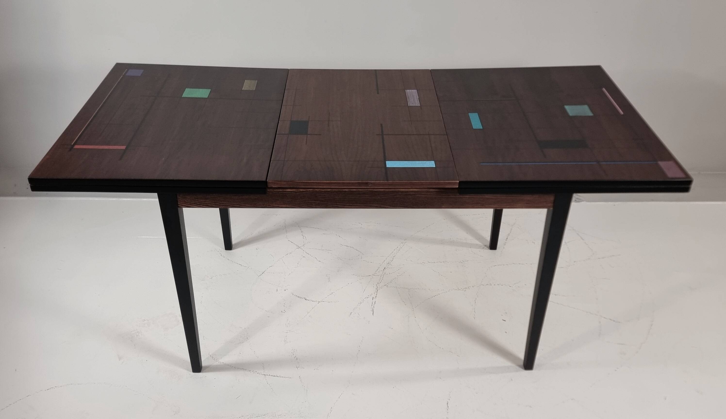 Vintage dining table in ash, 1970s