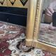 Louis Philippe era mirror with restored gold leaf
