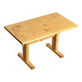 Solid pine table, Les Arcs, France