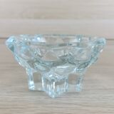 Paire de bougeoirs etoile en verre