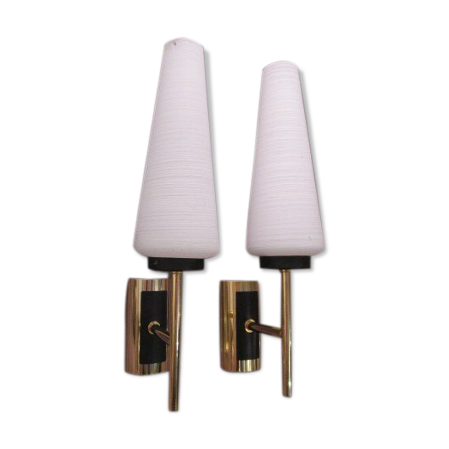 Pair of vintage '60s wall sconces
