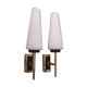 Pair of vintage '60s wall sconces