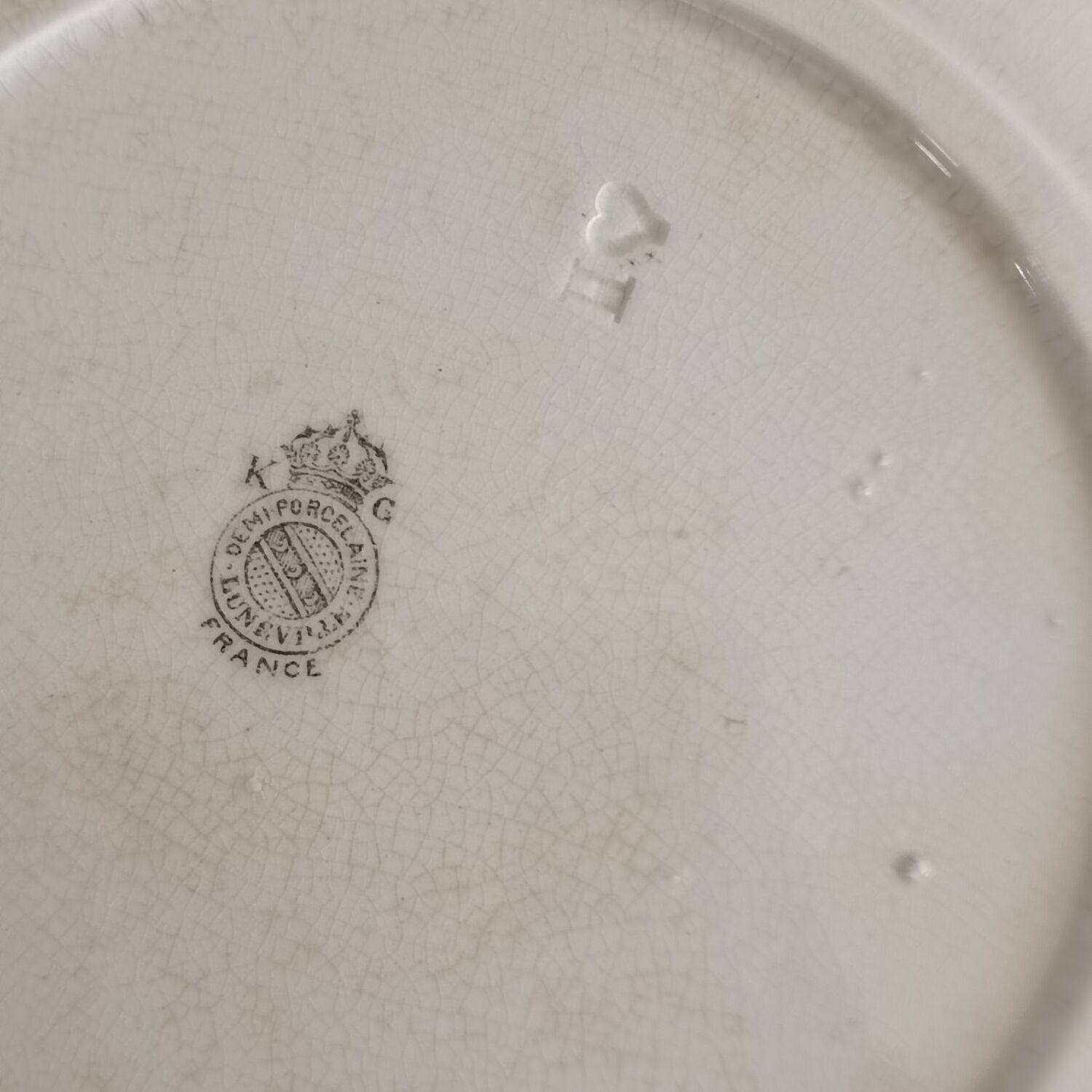 4 plates in Lunéville earthenware