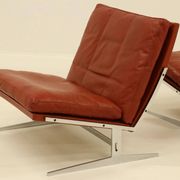 2 Easy Chairs Model BO 561 by Preben Fabricius & Jorgen Kastholm for BO-EX 1960s
