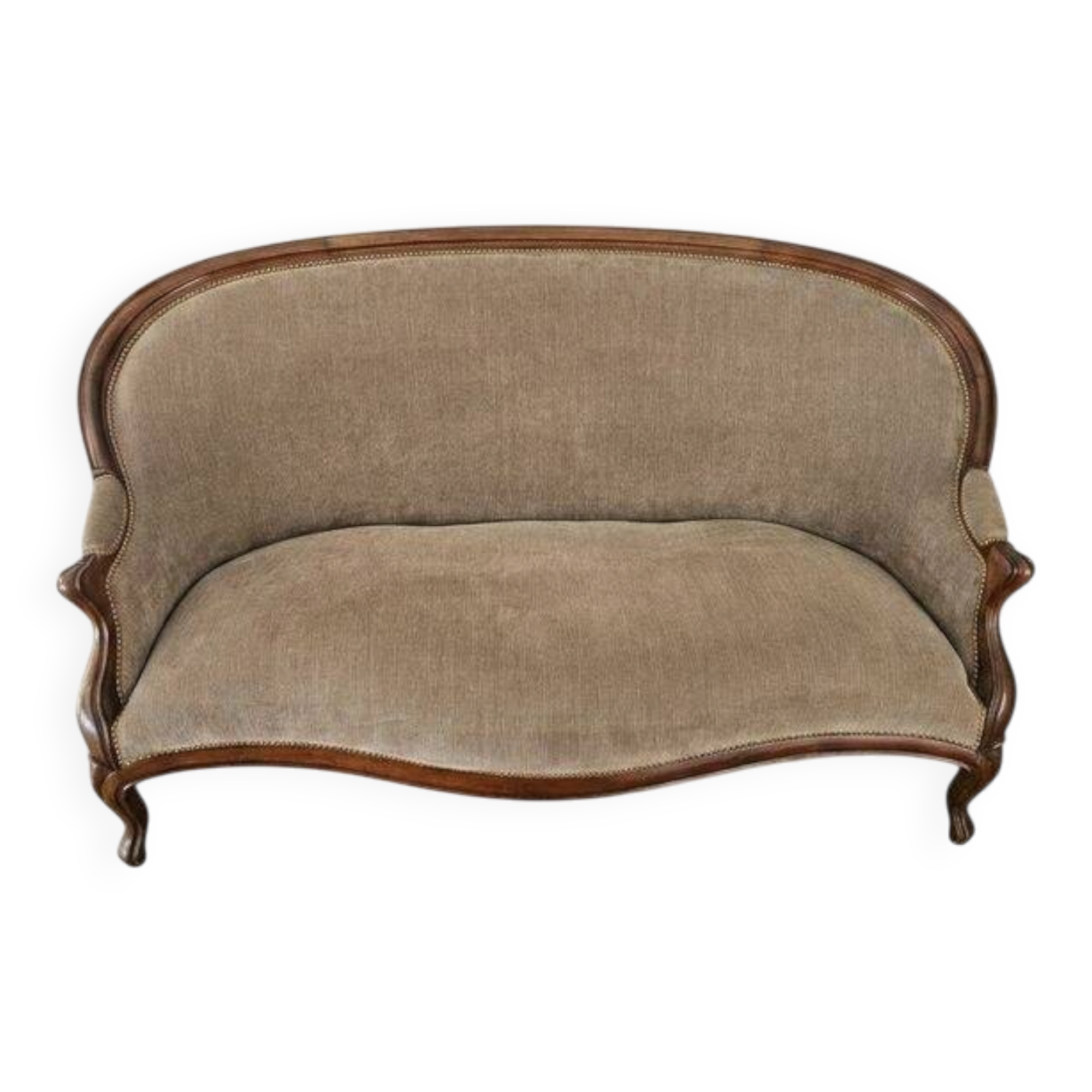 Banquette / Canapé Corbeille de Style Louis XV
