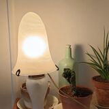 Glass paste mushroom lamp
