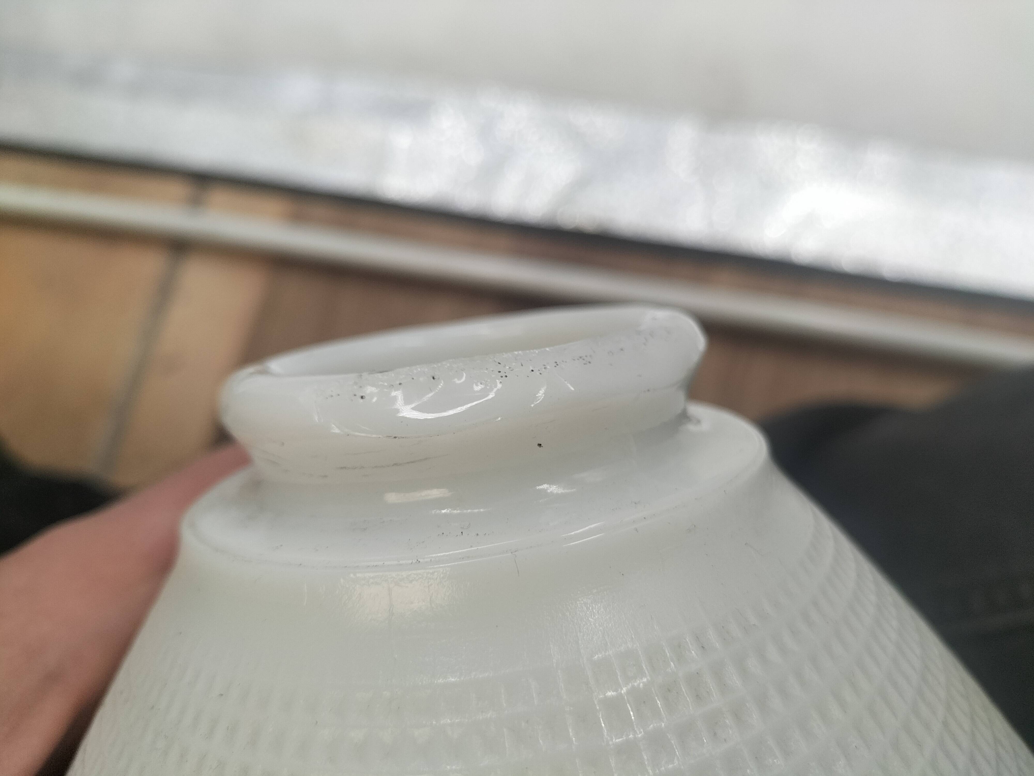 Opaline pendant light