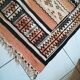 Handmade Algeria sand-coloured carpet 100x210cm