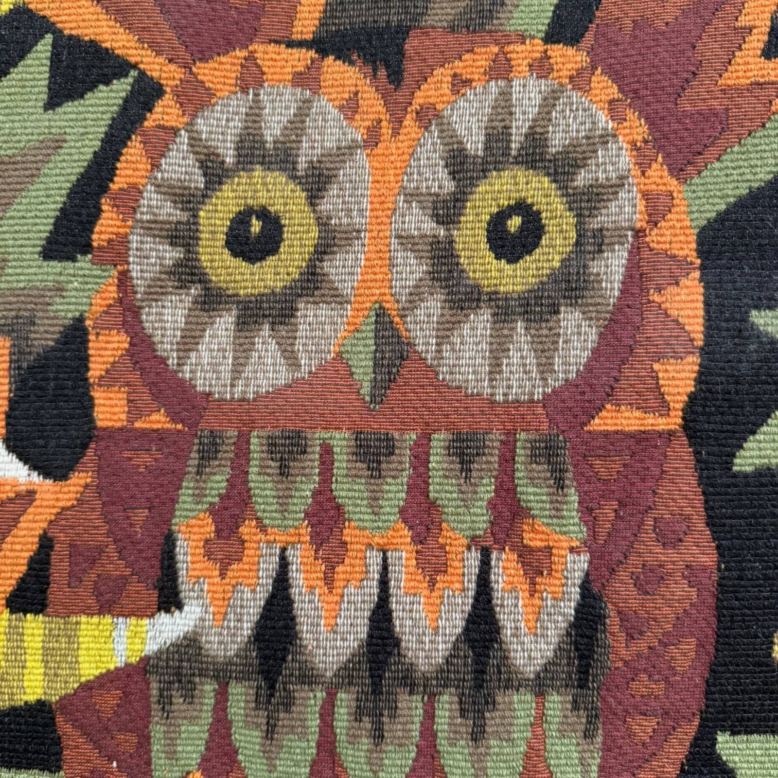 Tapisserie à l'oiseau par A. Cornic, XXe s.