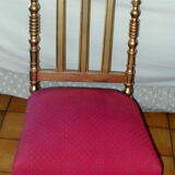 Chaise Napoléon III dorée