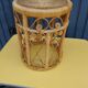Peacok vintage bohemian chic rattan stool