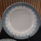 5 flat plates in Longwy earthenware model “Suzanne” Terre de Fer