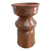 Glazed terracotta vase