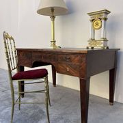 Empire style desk in solid mahogany, 19th century