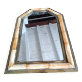 Vintage brass mirror