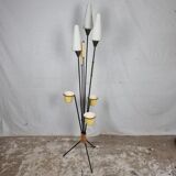 Vintage French 1950's Tripod Floor Lamp, Plant Stand