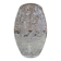 Cut crystal vase - ibex decoration, 20th century